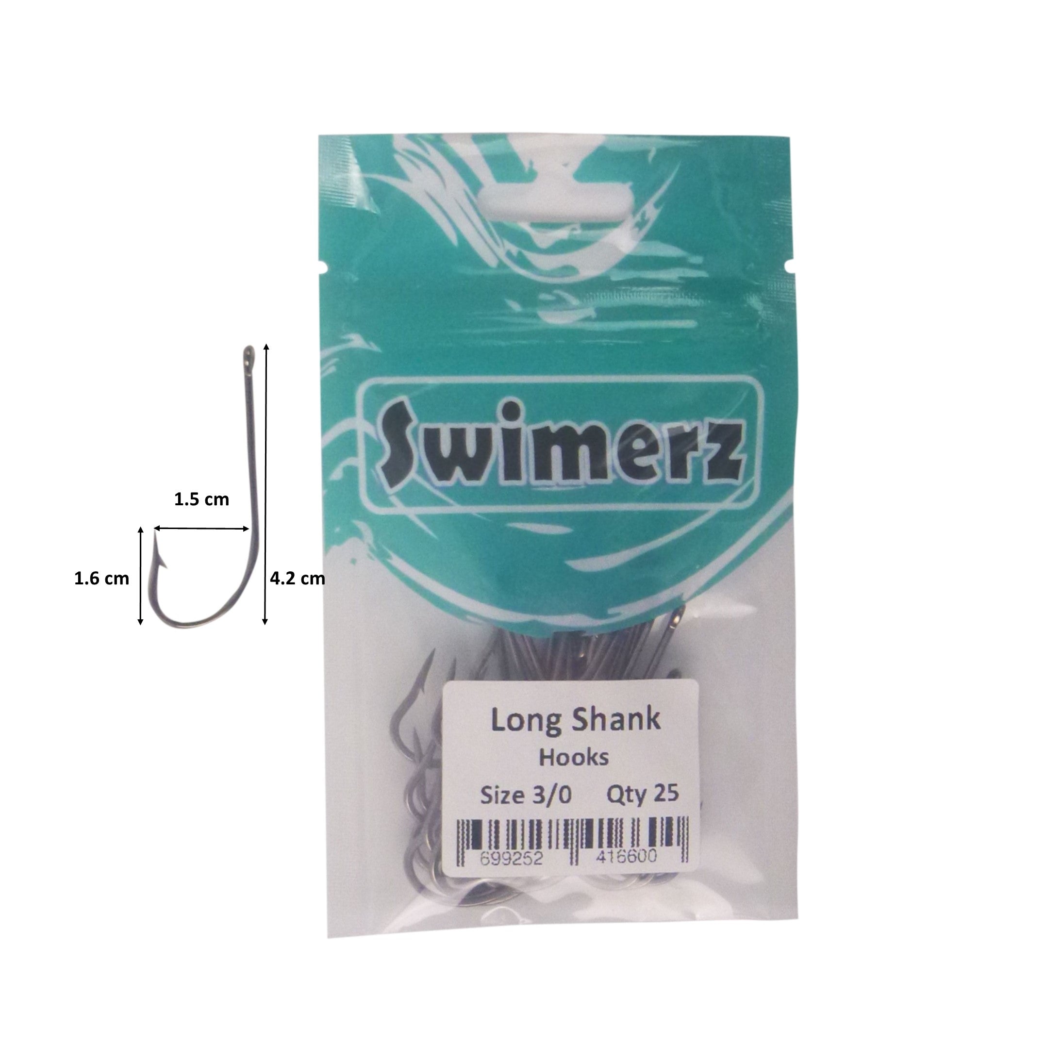 Swimerz 3/0 Long Shank Worm Hook 25 Pack — image 3