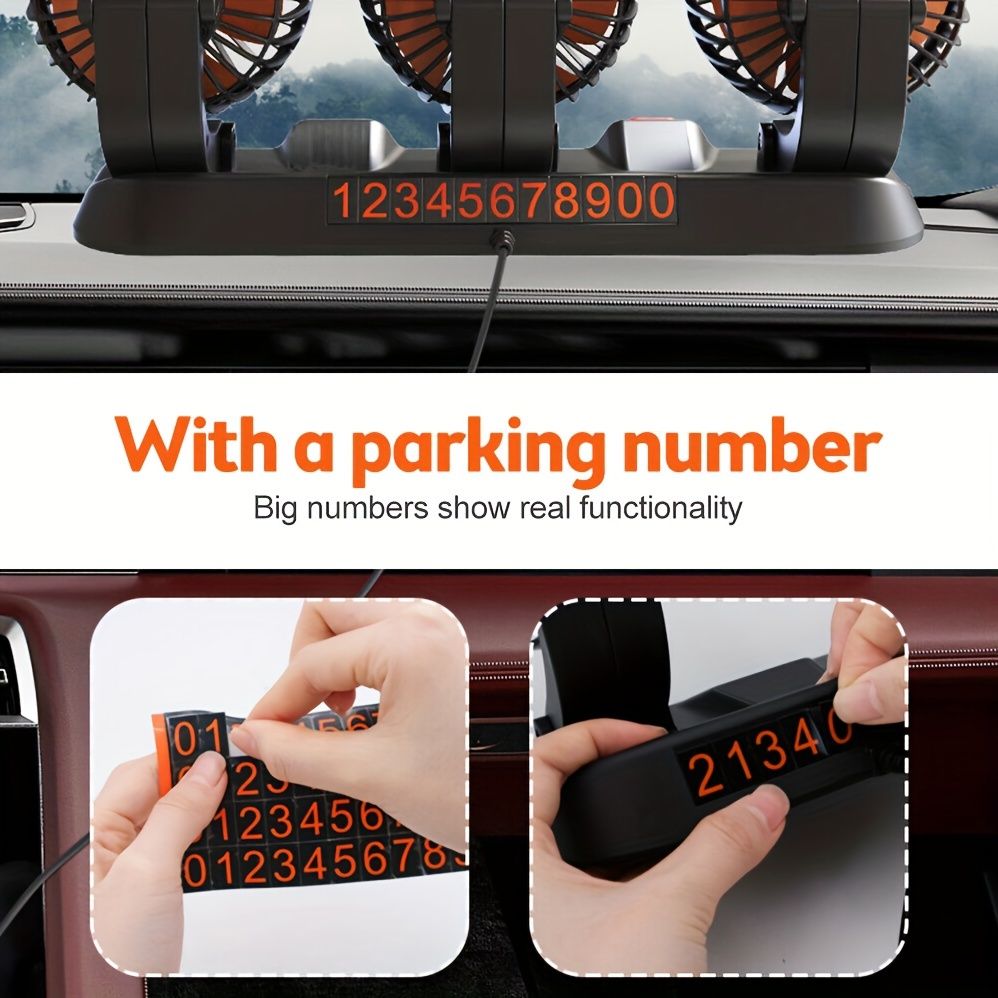 3-Head Car Circulating Fan with Multi-Directional Airflow โ image 6