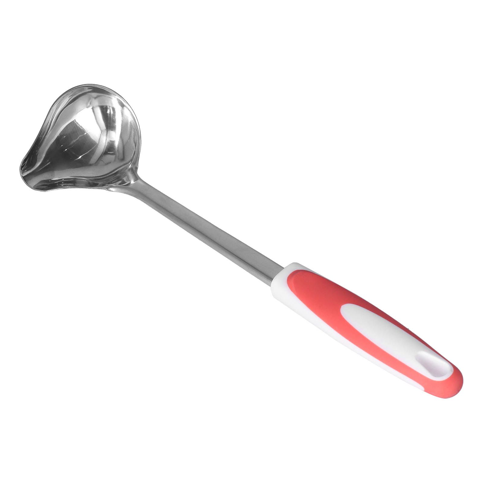 Ladle Spoon Stainless Steel Non Slip Portable Side Mouth Canning Ladle for Kitchen Restaurant Hotel — image 4