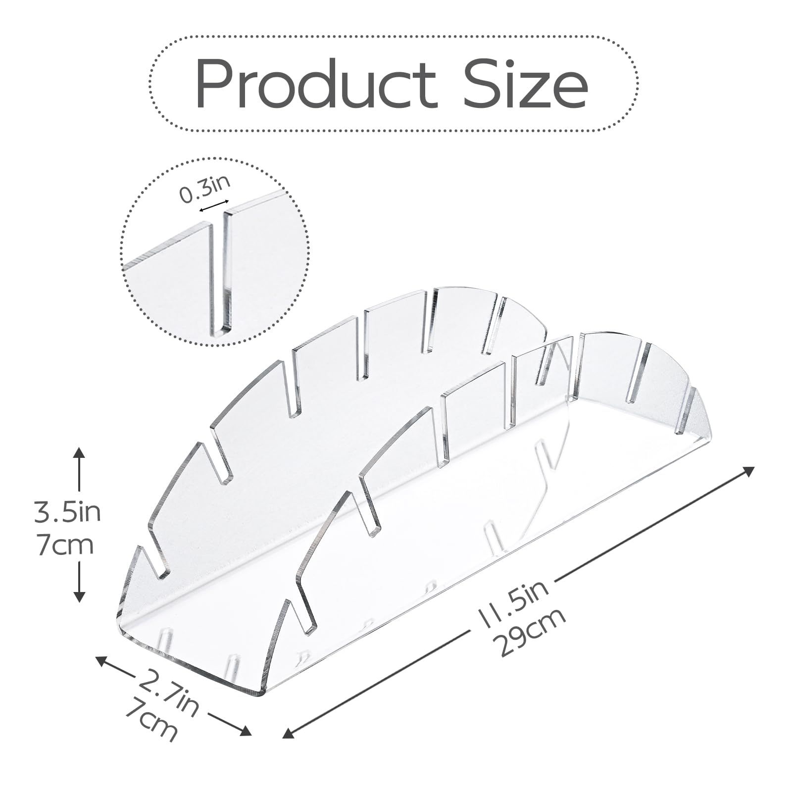 Hat Stand for Baseball Caps, 1Pcs No Install Acrylic Hat Racks Baseball Caps, Arch-shaped Hat Holder for Baseball Caps Display — image 2