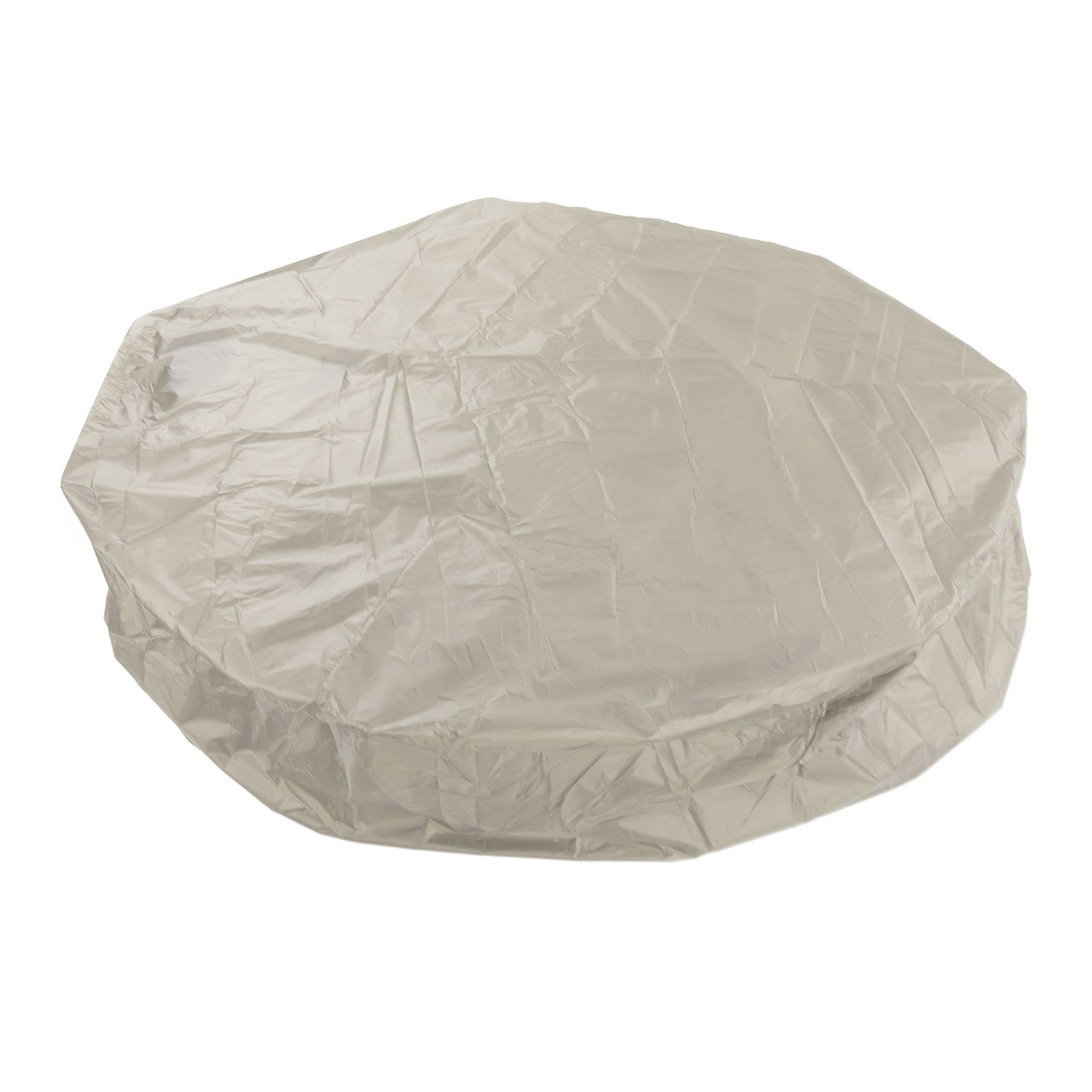 Outdoor Furniture Dust Covers Round Bathtub Cover 190 Silver Polyester Taffeta Hot Tub Waterproof Cover 210x30cm Beige — image 6