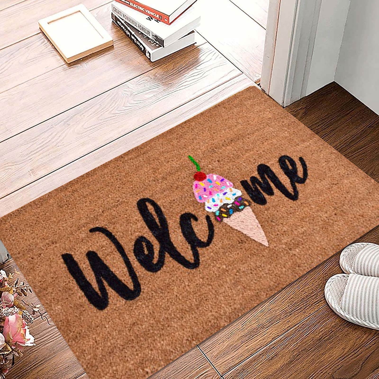 16x24 inch Doormats for Outdoor Entrance Home Waterproof Floor Mat Outdoor Rug Front Door Spring Mat Floor Decor Outdoor Summer Decor Spring Rugs Mat for Front — image 3