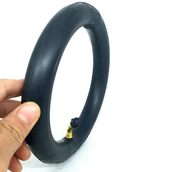 2x High Quality 8 Inch Tire 8x1 1/4 Scooter Tire & Inner Tube Set Bent Valve Fits Bicycle Electric /, Made of Rubber โ image 3