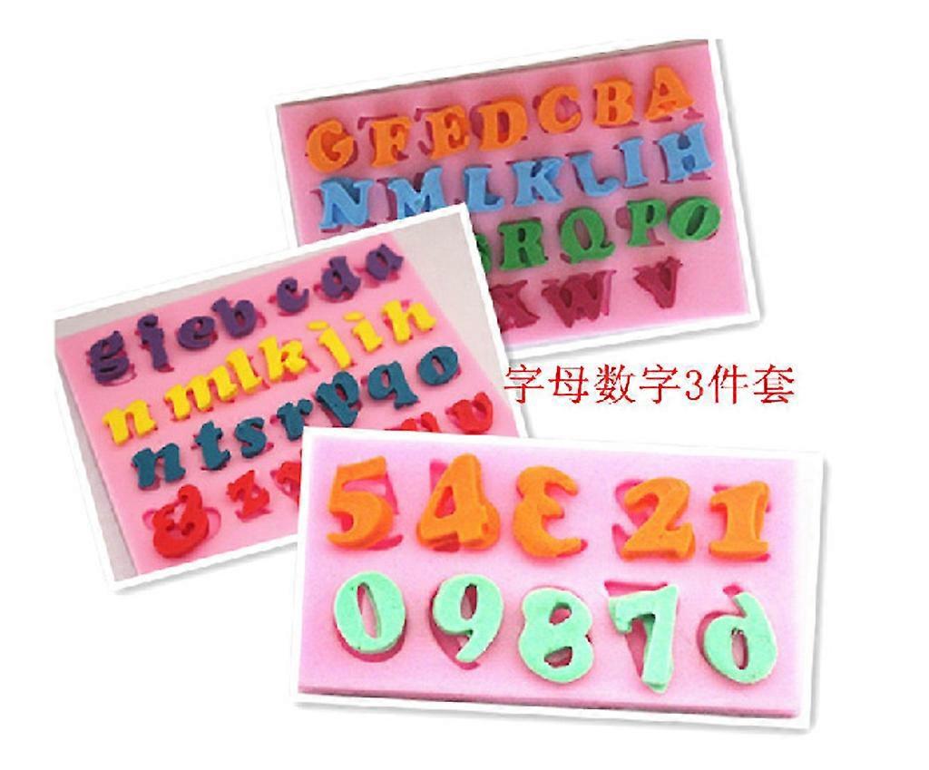 3pcs Letter and Number Pendant Message Resin Mold Epoxy Resin Jewelry Making Tools_max โ image 3