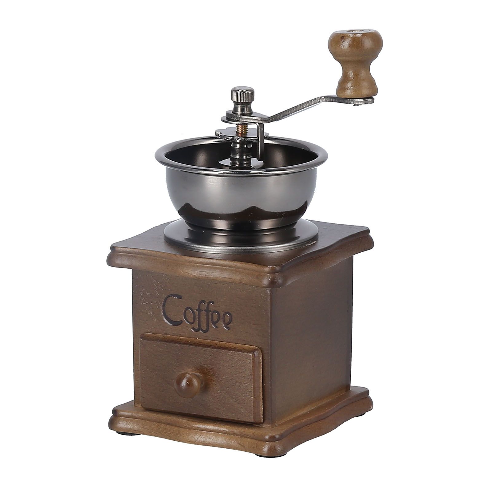 Manual Coffee Grinder Portable Retro Classic Fine Polished Pull Out Coffee Bean Grinder โ image 5