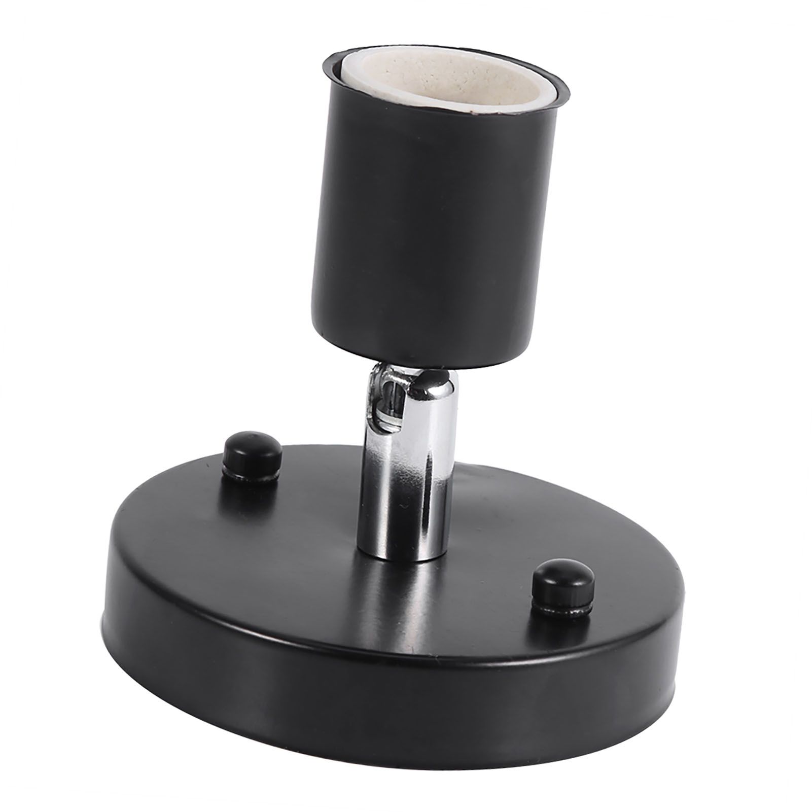 E27 Modern Vintage Ceiling Light Wall Mounted Lamp Bulb Holder Socket 180° Rotating Black — image 4