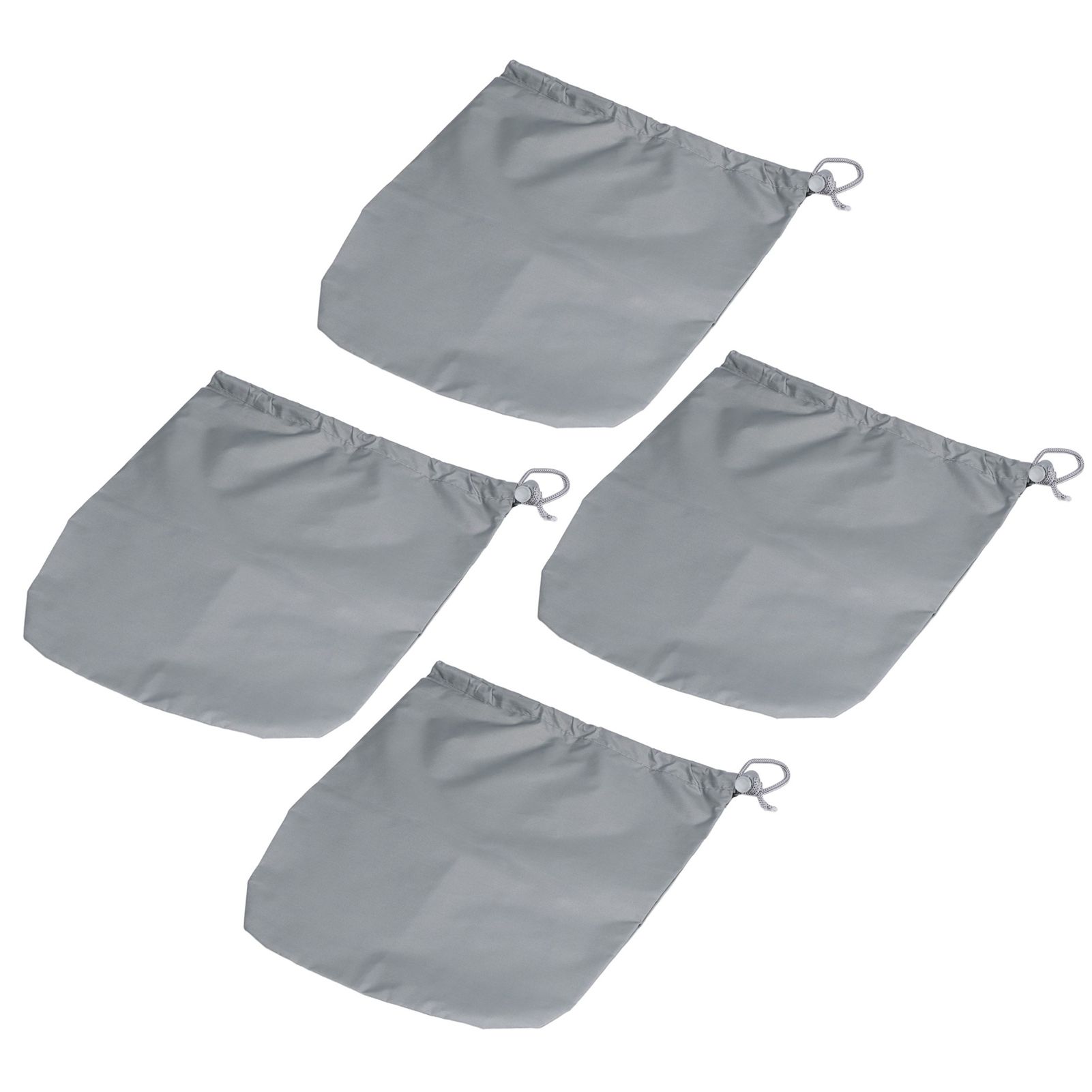 4PCS Car Rearview Mirror Protective Cover 190T Polyester Taffeta Faucet Frost Guard CoverGrey โ image 2