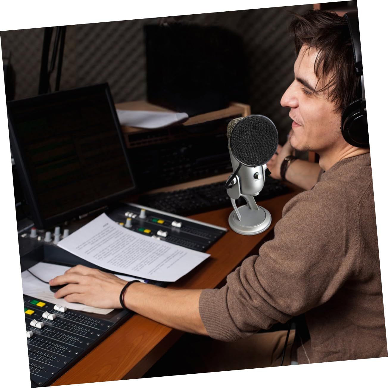 Broadcast Microphone Video Conference Microphone Conference Table Microphone Portable USB Speaker Computer Desktop Microphone โ image 5