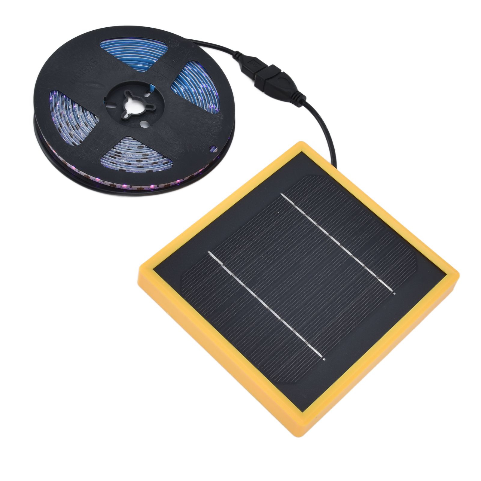 Solar Plant Grow Light Strip Solar Power Full Spectrum 5W LED High Luminous Flux Solar LED Grow Light Strips for Plant 2 Meters / 2.2yd — image 6