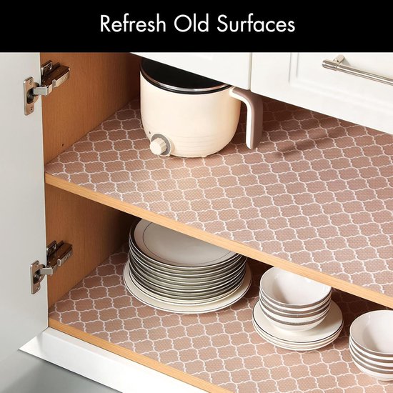 Drawer Mat - Kitchen Cabinet Shelf Protector - Non-Adhesive, Waterproof EVA Drawer Mat, Easy to Cut to Size for Refrigerator, Cabinet or Chest of Drawers โ image 2