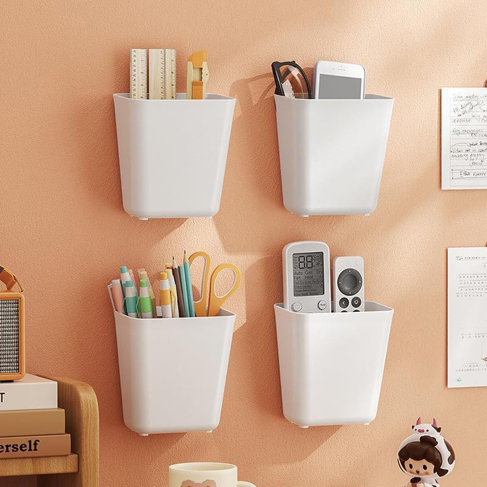 CARLA HOME 4-Pack Self-Adhesive Wall Storage Box for Cabinet Doors, Kitchen, Bathroom & Office — image 6
