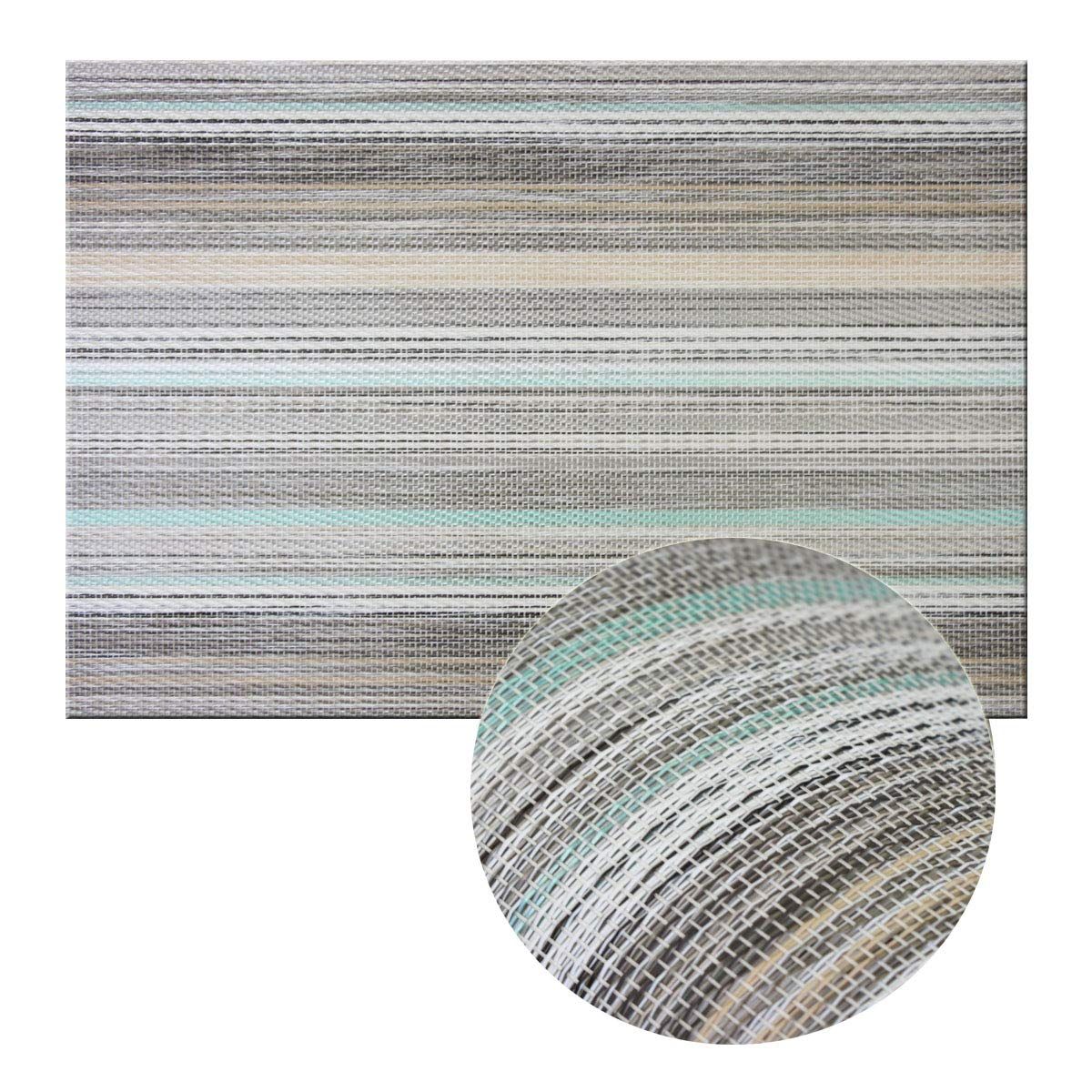 Placemats Set of 6, Heat Resistant Non-Slip Woven Table Mats for Dining Table, Washable Durable Elegant Place Mats for Kitchen Indoor/Outdoor Use (blue — image 4