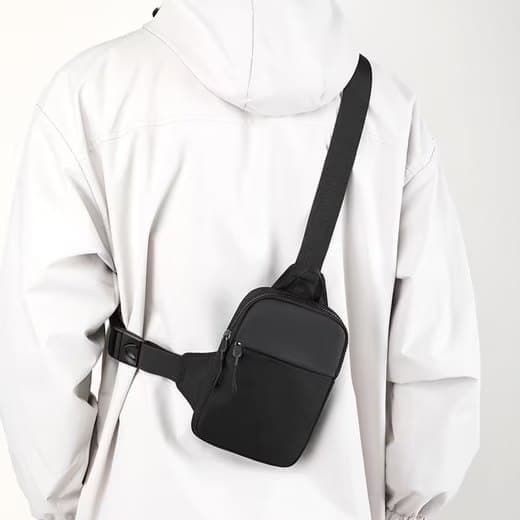 Waterproof Shoulder Bag for Cycling Sports Travel, Black, M — image 5