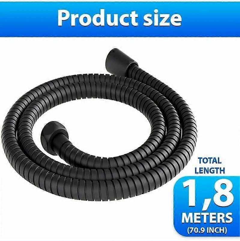 200cm Anti-Twist Stainless Steel Universal Shower Hose, Corrosion-Resistant โ image 2
