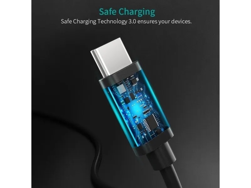 CHOETECH CC0001 USB-C to USB-C Cable USB3.1 Gen2 5V/3A 10 Gbps 0.5M — image 3