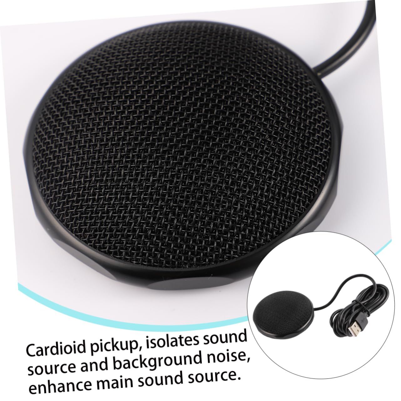 Broadcast Microphone Video Conference Microphone Conference Table Microphone Portable USB Speaker Computer Desktop Microphone โ image 3