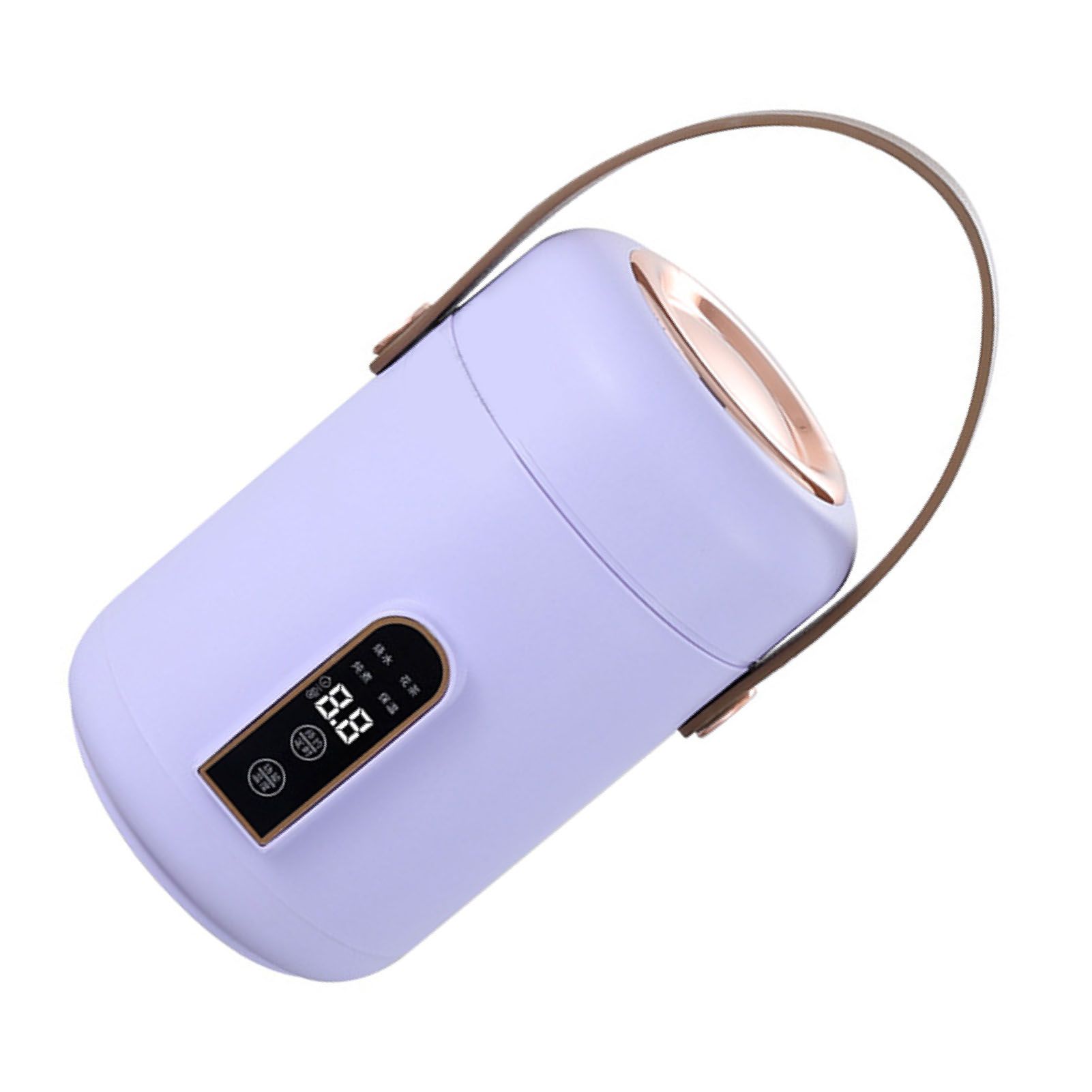 Mini Rice Cooker Efficient Heating Insulated Portable Multifunction Soup Porridge Stewpot for Home Office Dorm Purple โ image 2