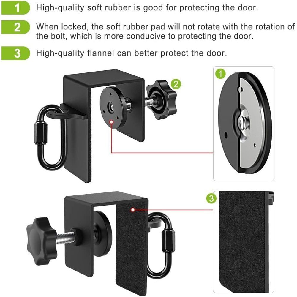 Door Anchor for Resistance Bands, Heavy Duty Door Anchor Attachment, Workout Door Mount Anchors for Body Weight Straps, Strength Training, Physical Therapy โ image 4