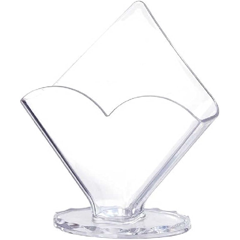Cocktail napkin holder 2-piece set, acrylic transparent coffee filter holder, modern design, used for dining table and kitchen decoration(Square towel paper — image 3