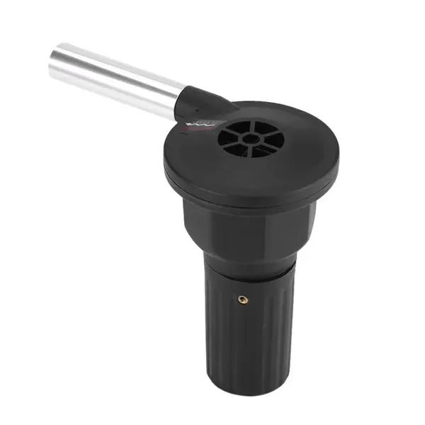 Portable Electric BBQ Fan, Battery-Powered Fire Starter with PP Body and Aluminium Tube for Outdoor Grills, Black โ image 3