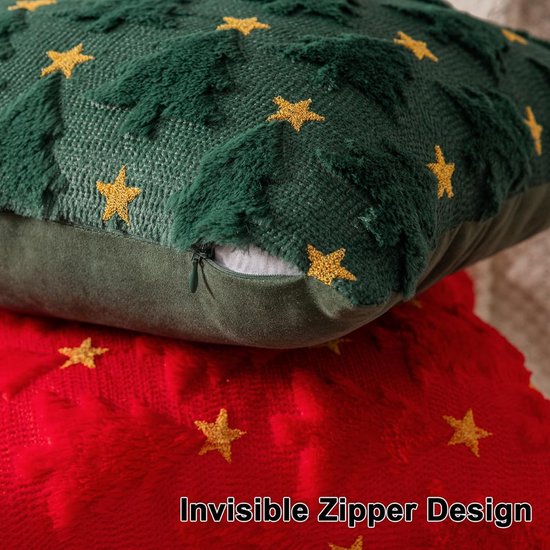 Christmas Pillowcase Set - Set of 2 - Winter Christmas Themed Cushion Covers - Christmas Decorations - Soft Christmas Cushions, Christmas Covers - 45 x 45 cm โ image 6