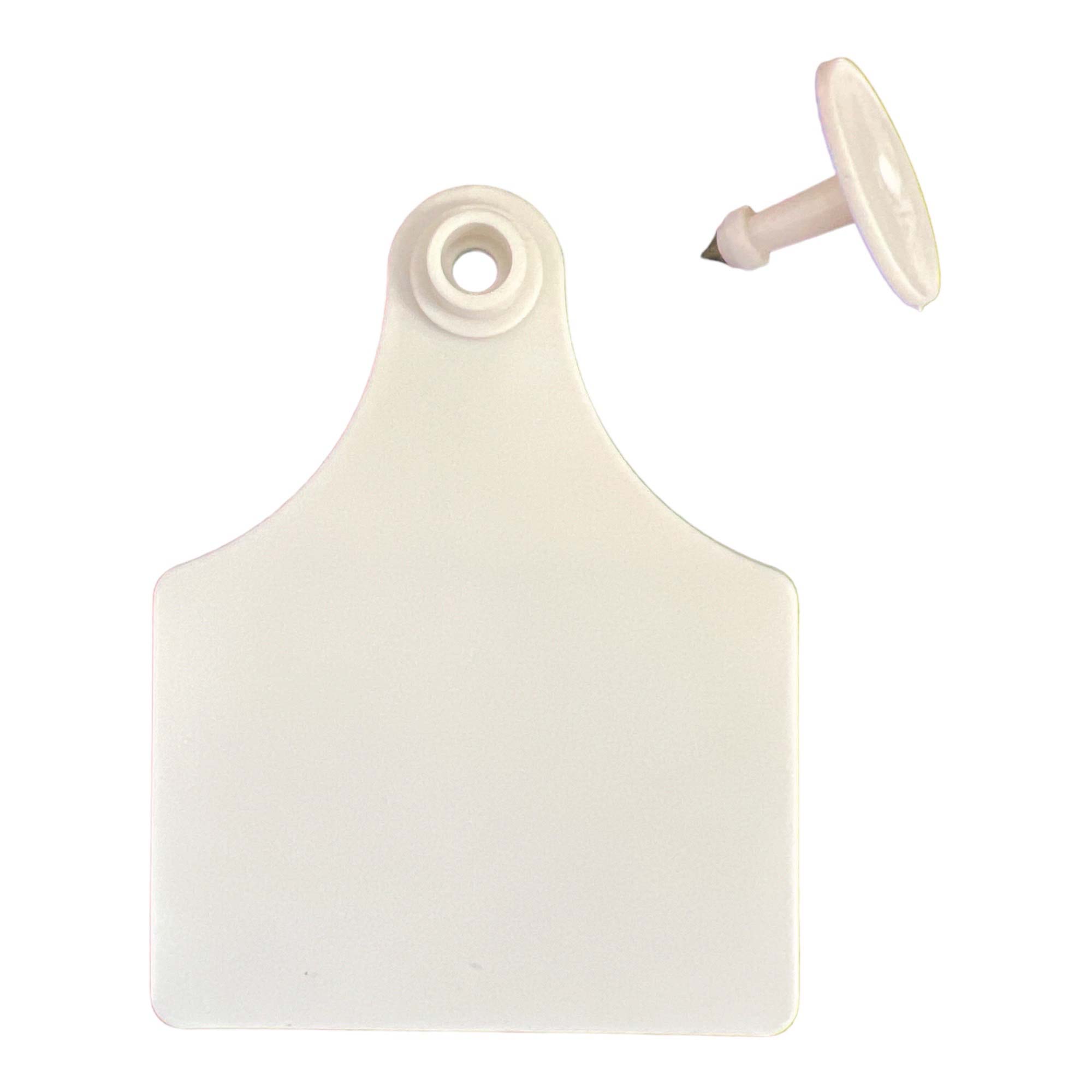 100x Cattle Ear Tags 7x10cm Set - Large White Blank Cow Sheep Livestock Label — image 4