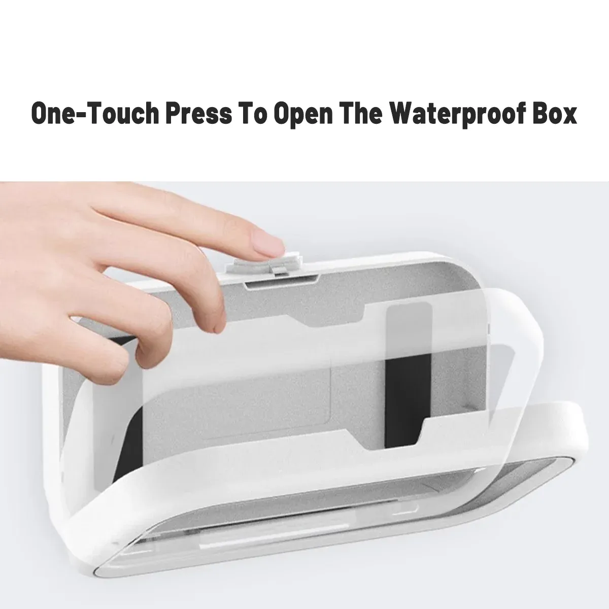 Waterproof Rotating Shower Phone Holder 360-Degree Retractable Wall Mount for Bathroom — image 6