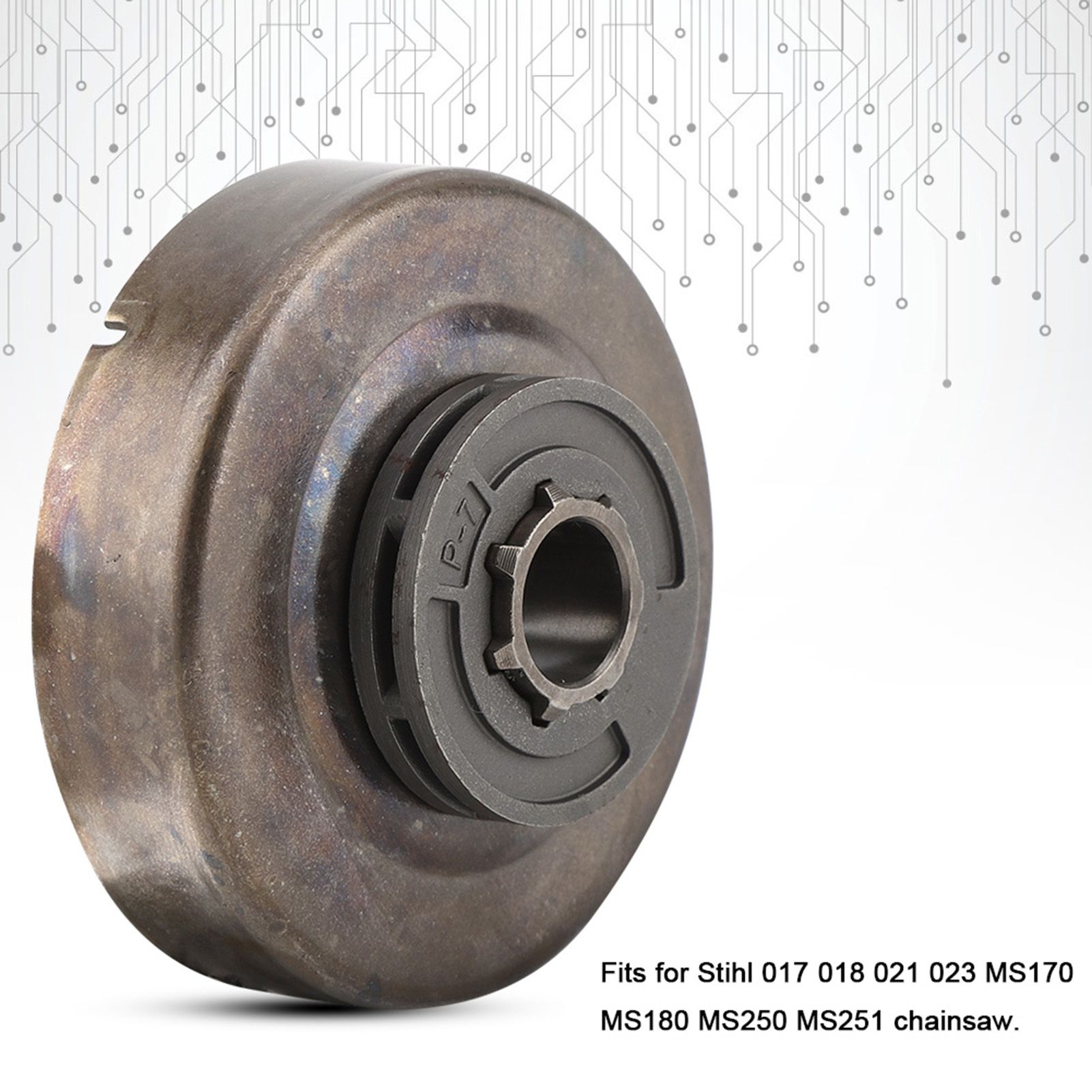 Clutch Drum + Sprocket Rim for Stihl 017 018 021 MS170 MS180 — image 3