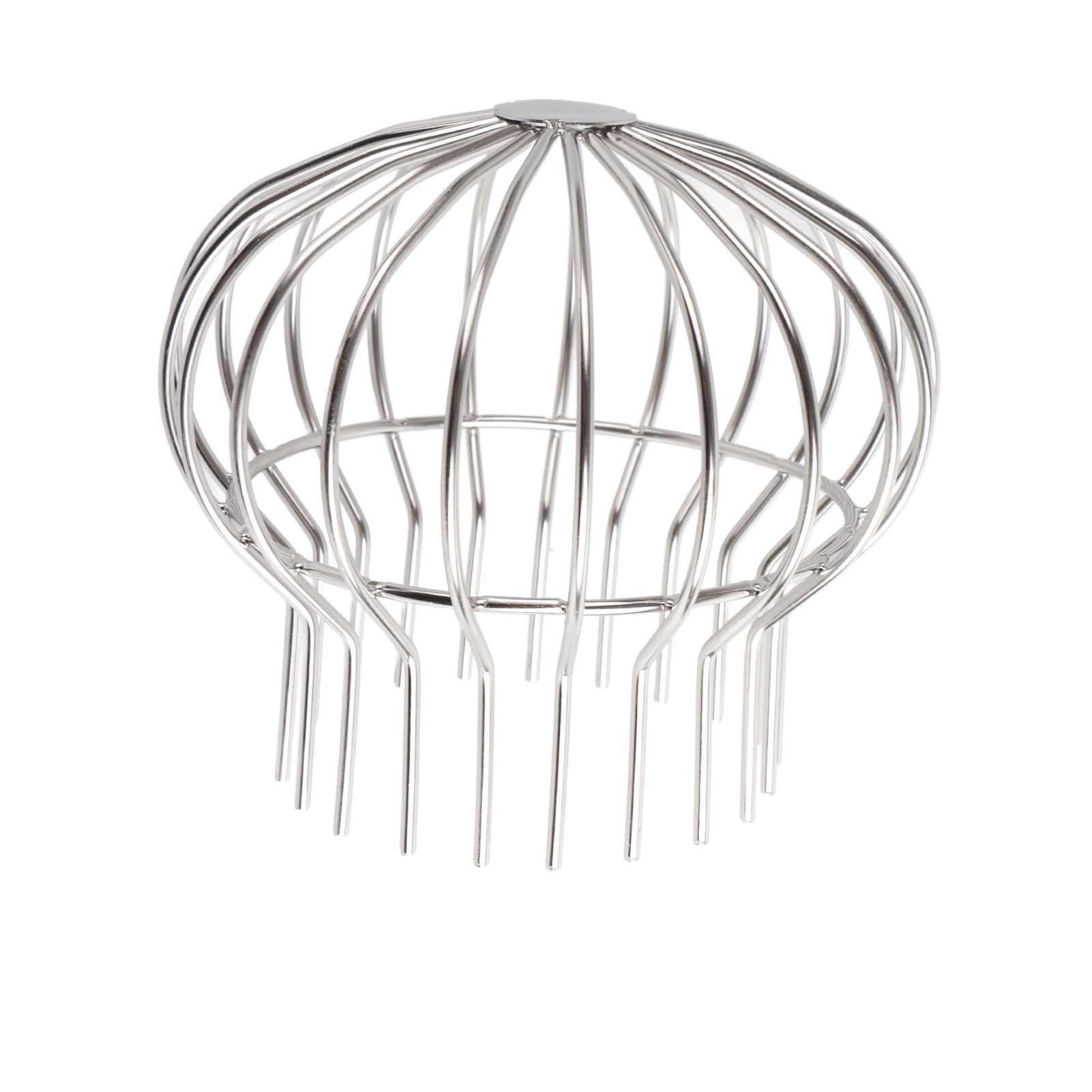 Outdoor Roof Drain Stainless Steel Anti Blocking Round Line Cap Floor Drain Gutter Cleaning Floor Net for Balcony Terrace 160 โ image 3