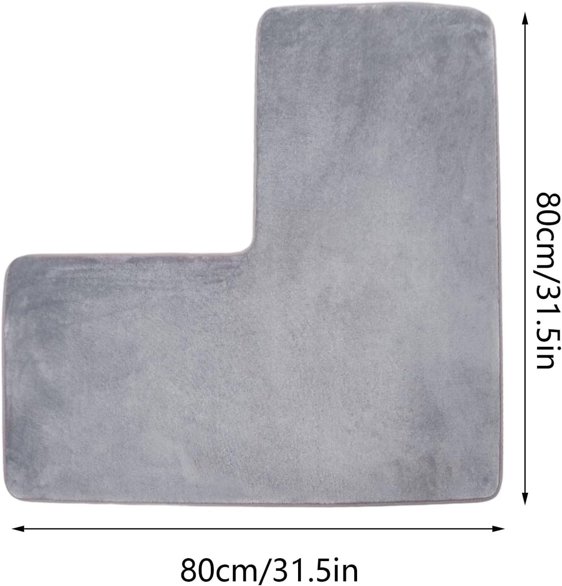 L-shaped bath mat - Shower mat - Bath mat - Floor mat - Non-slip mat - Corner bath mat - Corner shower mats - Non-slip foot mat - Doormat - Entrance mat - for — image 5