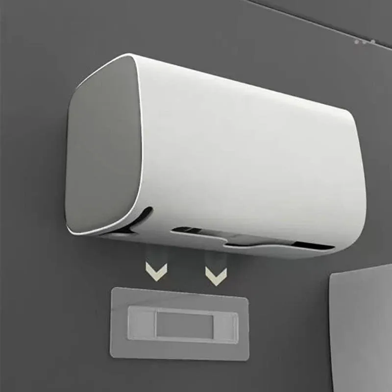 Toilet Paper Holder Waterproof Wall Mounted Roll Paper Tissue Box Shelf Bathroom β image 6