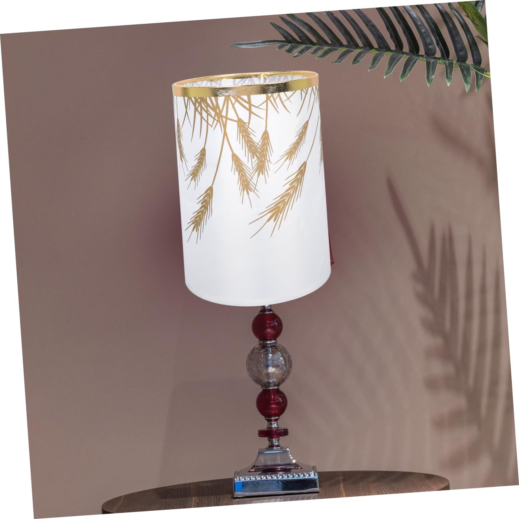 Desk Lamp Shade Lampshade Cylindrical Wall Lamp Shade Metal Fabric Lampshade housing(1pcs) — image 4