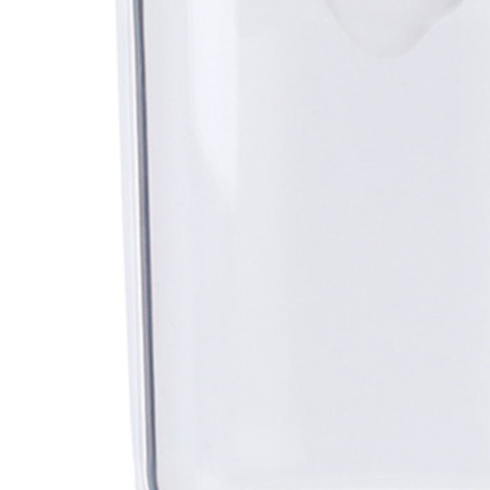 Bathroom Containers Multifunction Transparent Cotton Swabs Storage Canister with Lid for Home White Bear — image 3