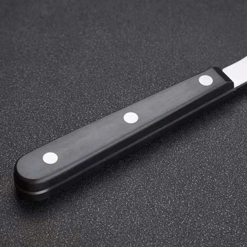 Carving Fork Pot Forks Stainless Steel Meat Serving Fork with Plastic Handle Serving Grill Fork Black Handle Barbecue Fork — image 3