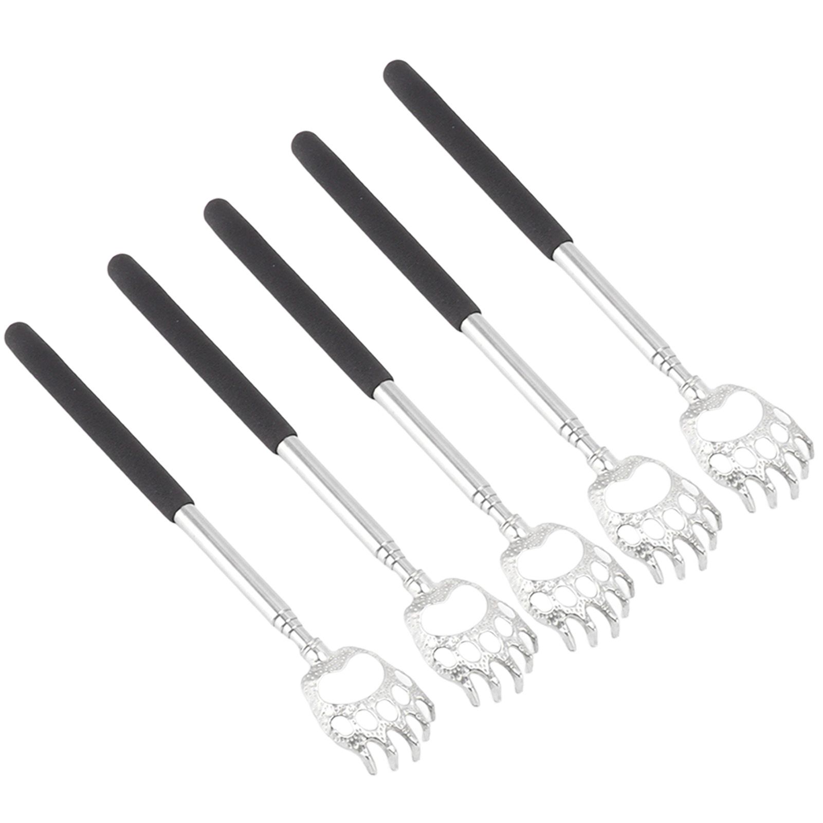 5Pcs Back Scratcher Telescopic Back Scratchers Stainless Steel for Head Body Arm โ image 2