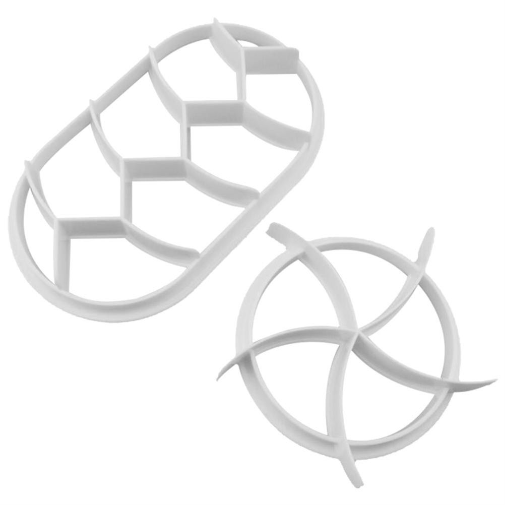 2PCS Dough Press Mold Set Baking Bread Rolls Mold Plastic Pastry Cutters — image 2
