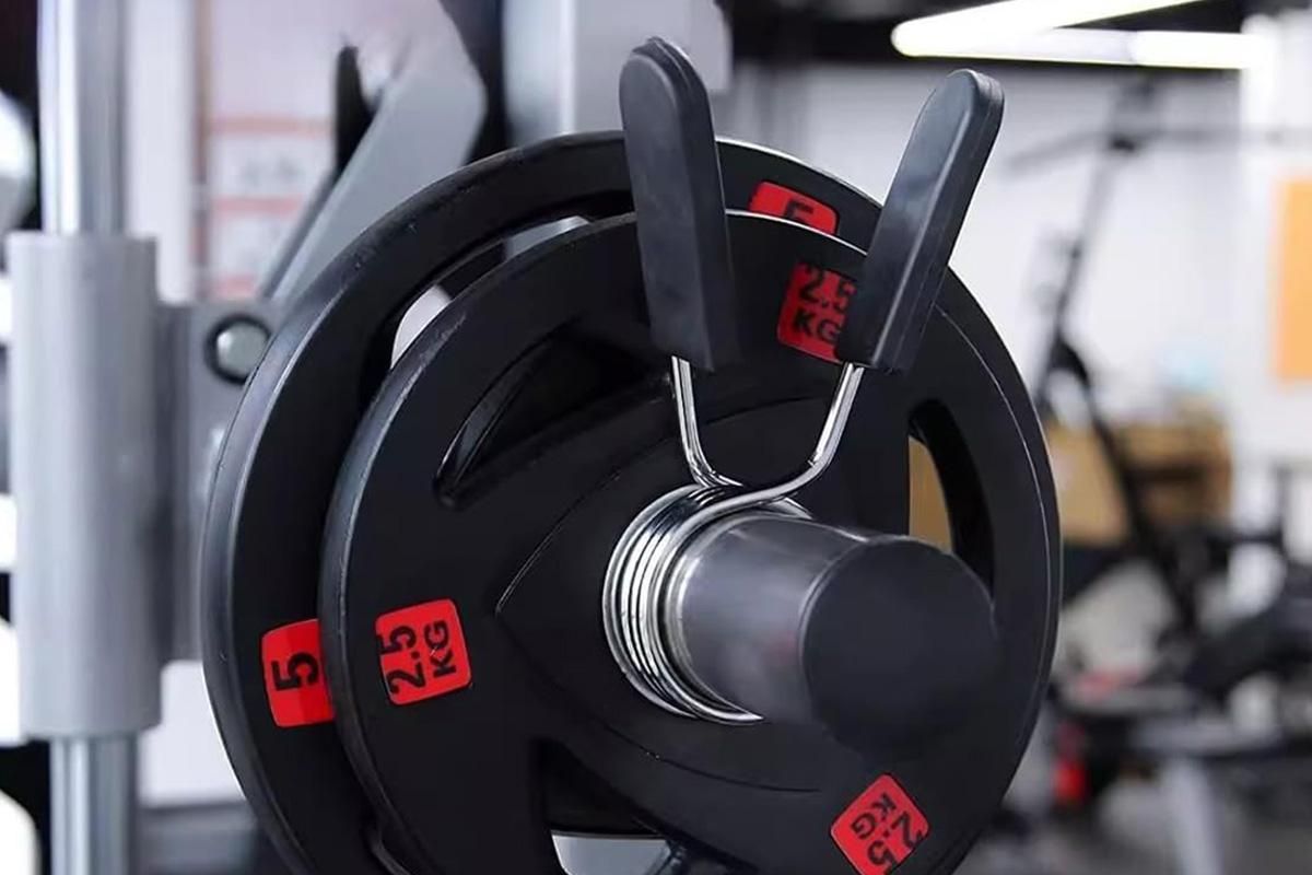 4 Pack 25mm Barbell Spring Clips Gym Weight Lifting Clamps for Dumbbell Bar Lock โ image 6