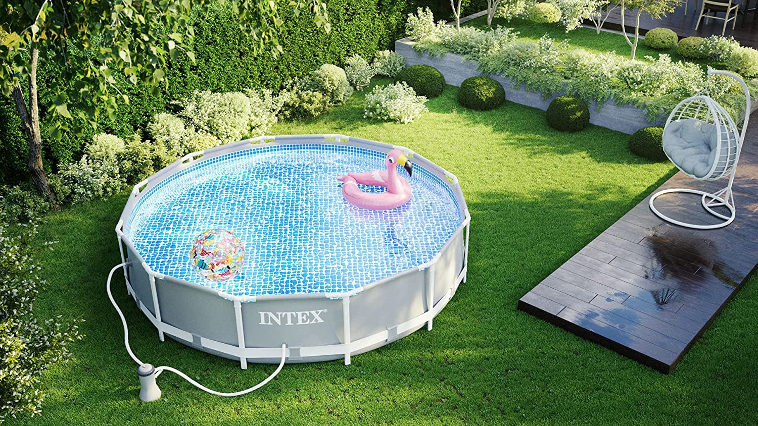 Intex PRISM 12' Metal Frame Above Ground Pool - 366cm x 76cm 26712 — image 2