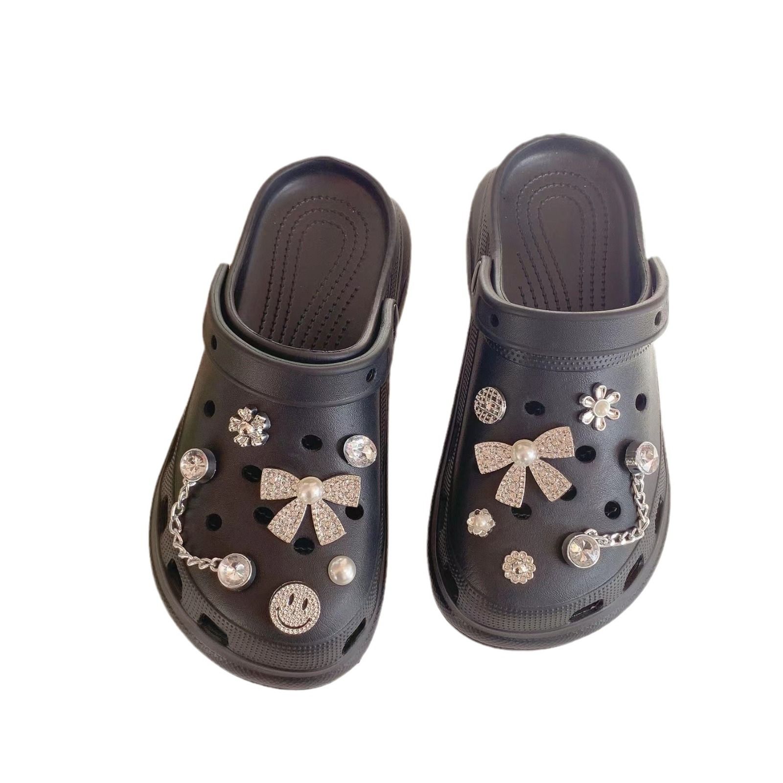 Bling Shoe Charms for Clog Sandals Decoration,Jewels Shoe Decoration, Luxury Clog Accessories for Women Girls Party Favors