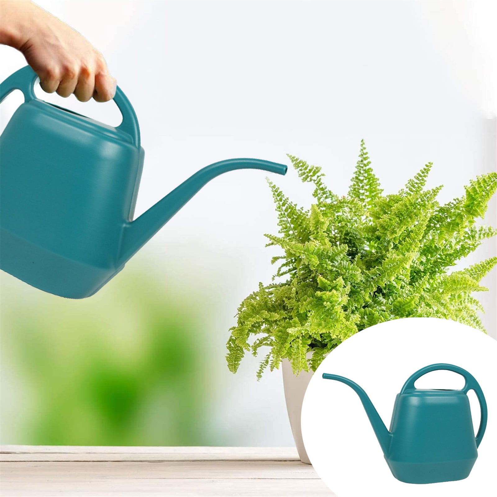 Pot Watering Jug Small Plant Indoor Watering Jug Long Spout Watering Jug Watering Garden Pot Household Watering Jug Watering Garden Kettle (2L) Navy — image 2