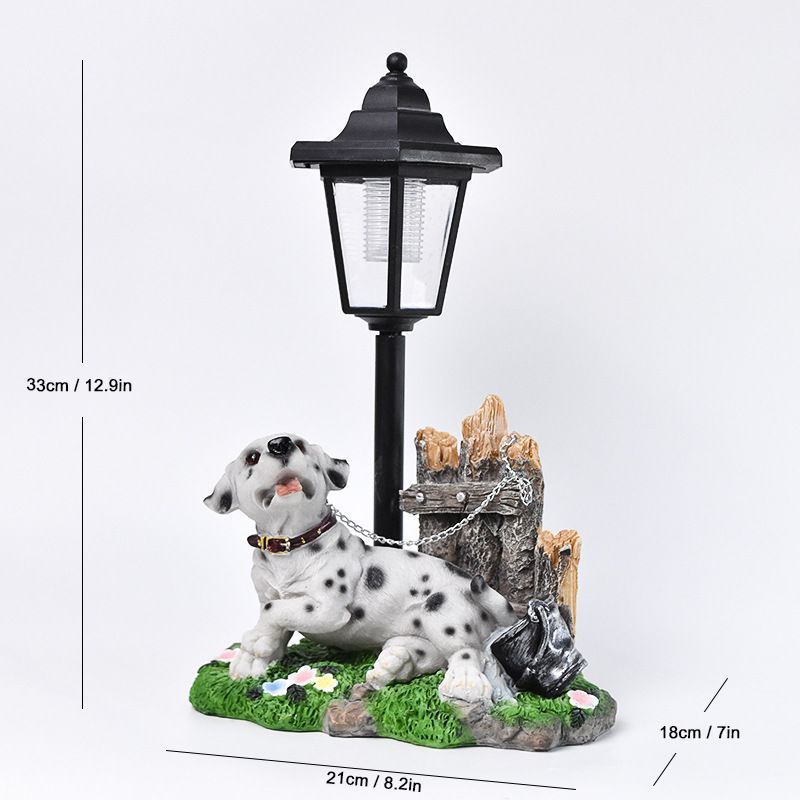 Resin Hummingbird Solar Lamp Outdoor Garden Sculpture Couple Hummingbird - Multi-color - Size 7 — image 4