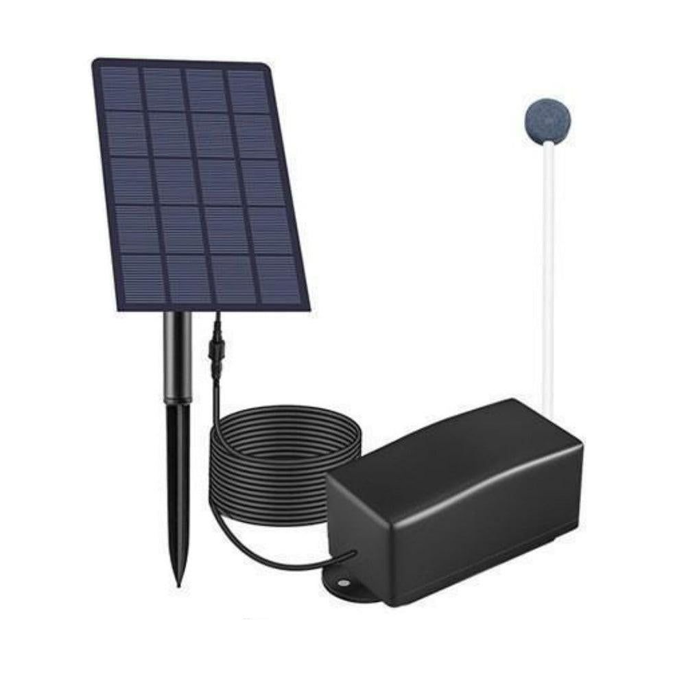 Solar Oxygenator Aquarium Oxygen Aerator Air Pump Fishing Aerator with Pipe for Garden Fish Tank Outdoor Pool Pond โ image 4