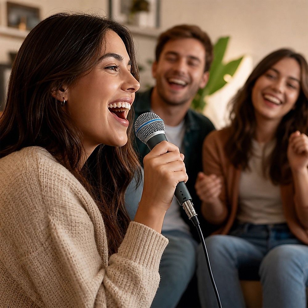 Professional Dynamic Wired Vocal Microphone for Stage Recording Karaoke and Live Performances โ image 2