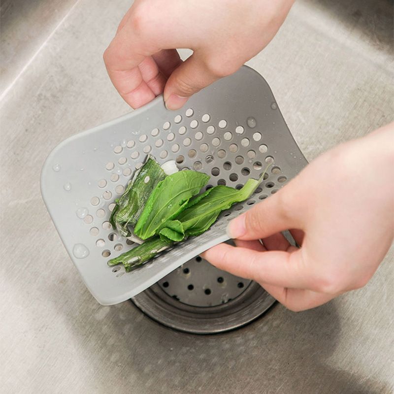 2 pcs Shower Hair Catcher Silicone Hair Stopper Shower Tub Drain Covers Drain Strainer with Suction Cup Suit โ image 5