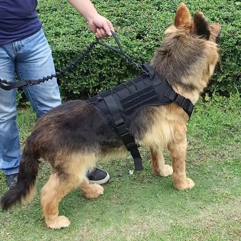 Dog Tactical Vest Polyester Military Style XXL — image 2