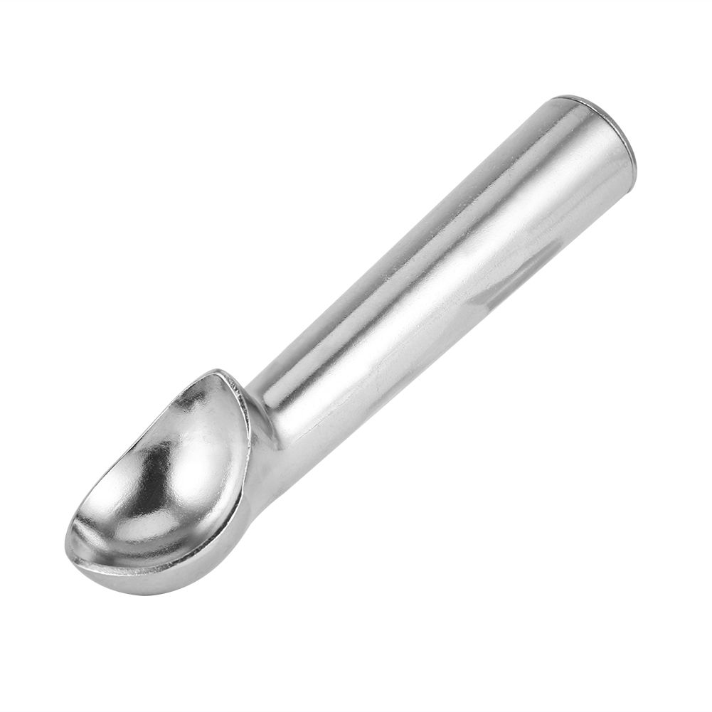 Portable Metal NOn stick Anti feeze Ice Cream Scoop Spoon Kitchen Tool (Bright Silver) โ image 2