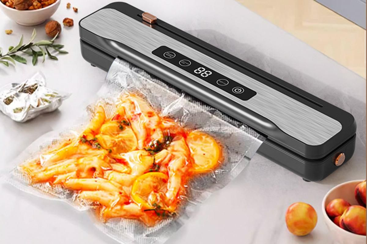 Wet And Dry Dual Use Food Vacuum Sealer Machine With Cutter Device — image 3
