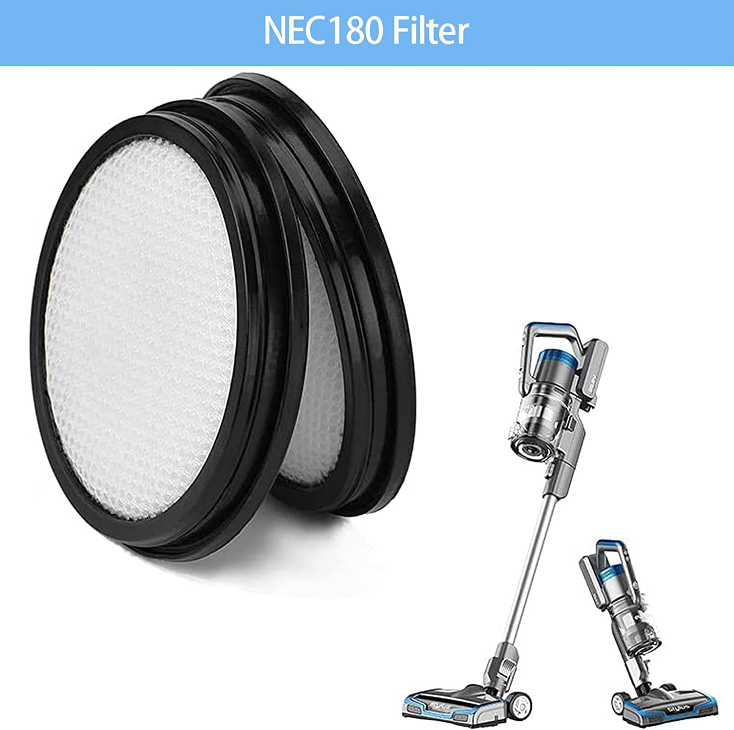 Filter - Replacement Filters Compatible with Vacuum Cleaner Lightweight Cordless Vacuum Filters Pack of 4 Premium Filters — image 2