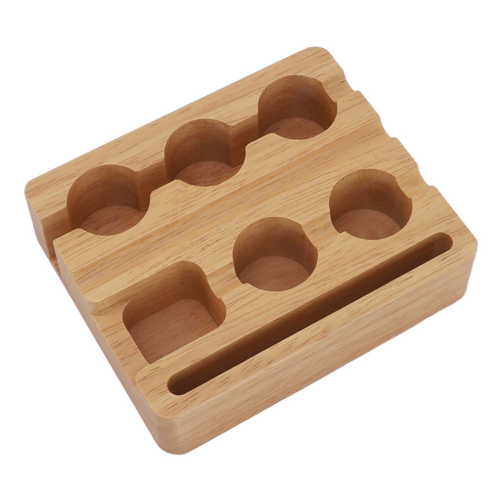 Reusable Coffee Capsule Refill Kit 60PCS 37mm Aluminum Foil Seals Lid with Wooden Holder Brush Spoon for Nespresso Original Coffee Pods — image 5