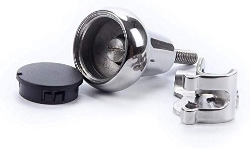 316 Stainless Steel Boat Steering Wheel Knob, Maneuvering Knob with Black Nylon Cover — image 4